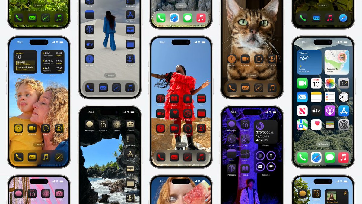 anees_bransense's tweet image. With #iOS18, #Apple bragged about customizable wallpapers, allowing you to move app icons and change colors. However, these features aren’t linked to your wallpaper, so you have to adjust them every time you switch backgrounds. #iOSFeatures