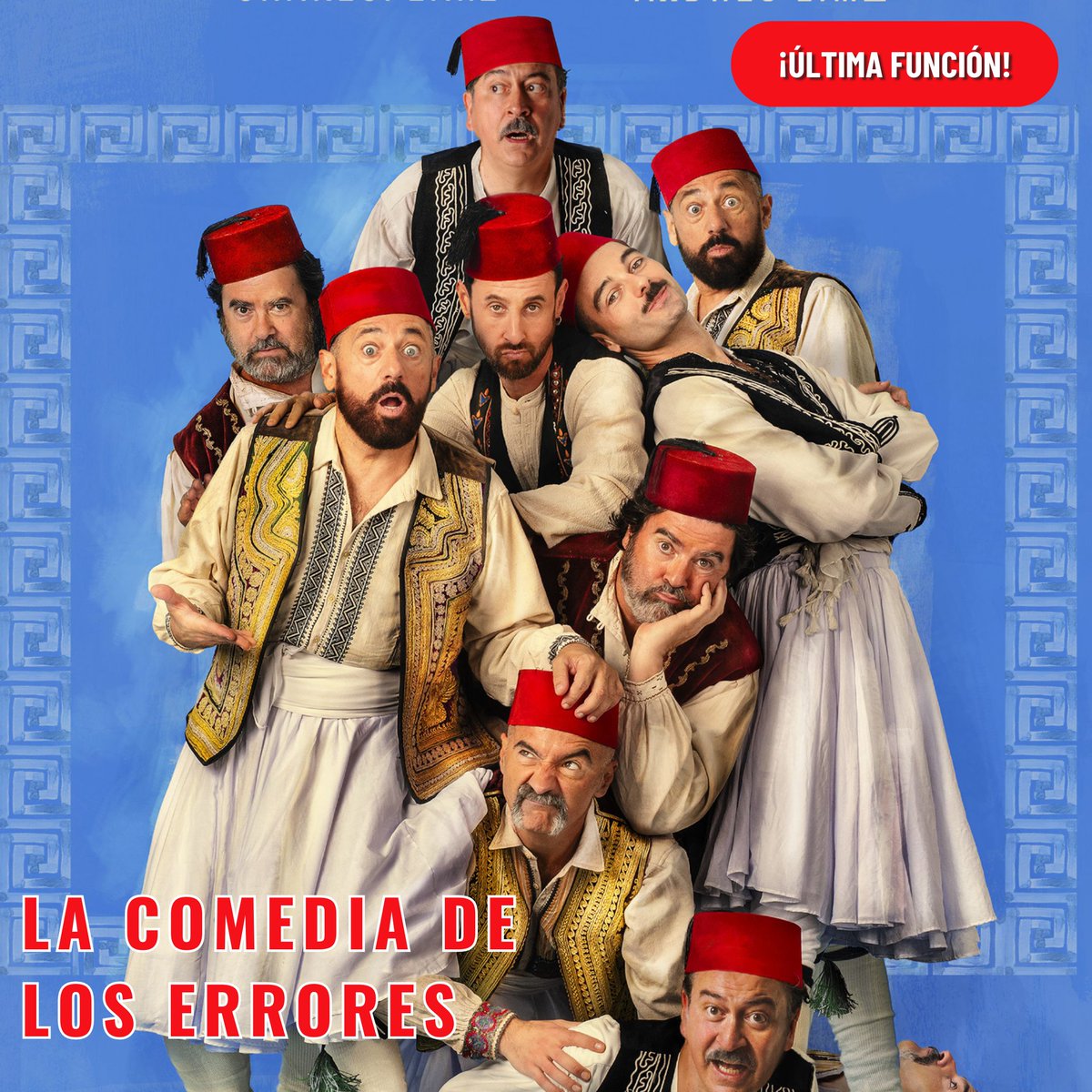 Teatro La Latina (@teatrolalatina) on Twitter photo Hoy nos despedimos de #LaComediaDeLosErrores en el #LaLatina 😢
Muchas gracias por este mes de risas🤣, fiesta 🥳 y mucho teatro del bueno 🎭, ¡¡Os vamos a echar mucho de menos!! ❤️
<a href="/NietoPepon/">Pepon Nieto</a> @Fsotolopez <a href="/santiagomolero/">santiago molero</a> <a href="/sexpeareteatro/">Sexpeare</a> <a href="/MrAvelain/">Avelino Piedad</a> #EstebanGarrido #Lucoa Hoy nos despedimos de #LaComediaDeLosErrores en el #LaLatina 😢
Muchas gracias por este mes de risas🤣, fiesta 🥳 y mucho teatro del bueno 🎭, ¡¡Os vamos a echar mucho de menos!! ❤️
<a href="/NietoPepon/">Pepon Nieto</a> @Fsotolopez <a href="/santiagomolero/">santiago molero</a> <a href="/sexpeareteatro/">Sexpeare</a> <a href="/MrAvelain/">Avelino Piedad</a> #EstebanGarrido #Lucoa