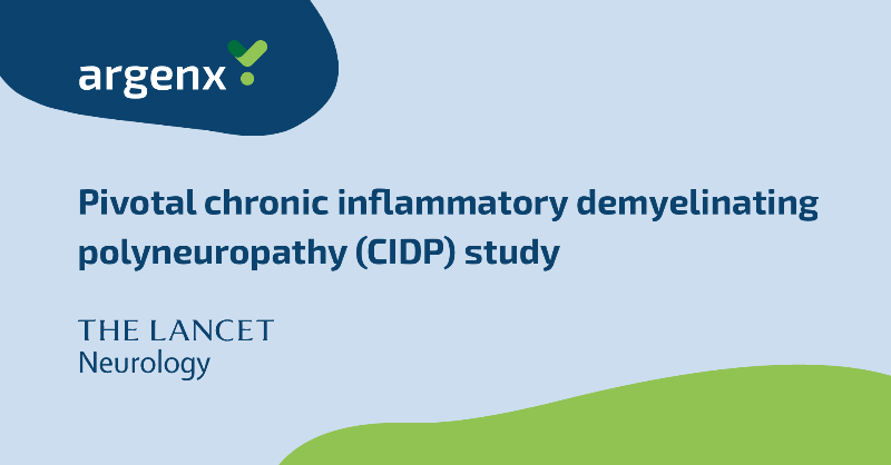 argenxglobal's tweet photo. #News: Data from the pivotal #CIDP study has been published @TheLancetNeuro, providing novel insights into this rare and debilitating condition.
 
#TogetherWeDiscover