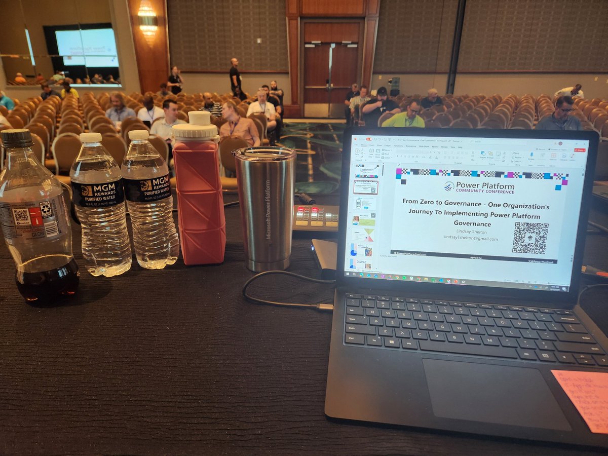 Lindsay Shelton 🦋 @lindsaytshelton.com (@lshelton_tech) on Twitter photo Beverage gremlin mode activated and ready to talk some #PowerPlatform governance at the amazing #PPCC24! Beverage gremlin mode activated and ready to talk some #PowerPlatform governance at the amazing #PPCC24!