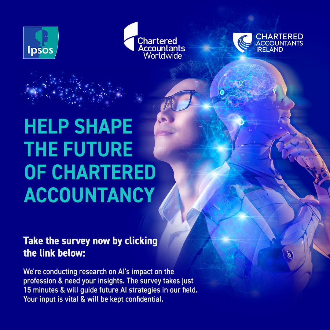 Chartered Accountants Ireland (@charteredaccirl) on Twitter photo ๐Global AI Study๐
<a href="/CharteredWW/">CAWorldwide</a> is bringing together its member Institutes to undertake an important study on the impact of #Artificial #Intelligence (AI) on the future of the global #Chartered #Accountancy profession.
Share your response at:
online.ipsosinteractive.com/mriweb/mriweb.โฆ ๐Global AI Study๐
<a href="/CharteredWW/">CAWorldwide</a> is bringing together its member Institutes to undertake an important study on the impact of #Artificial #Intelligence (AI) on the future of the global #Chartered #Accountancy profession.
Share your response at:
online.ipsosinteractive.com/mriweb/mriweb.โฆ