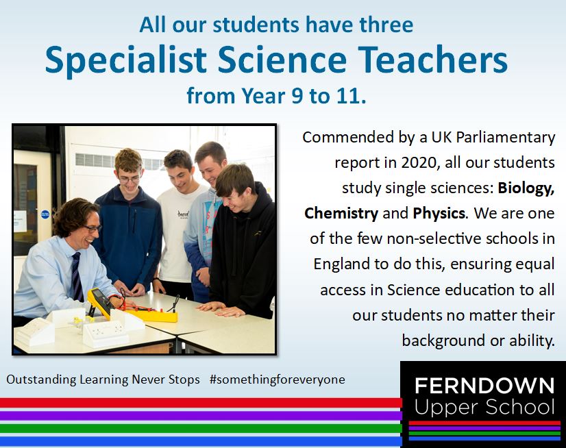 Come and hear more at our Year 9 Open Evening on 26th September 2024, 6.30pm!