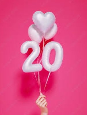 Today is my 20th birthday! (19/09/2024)