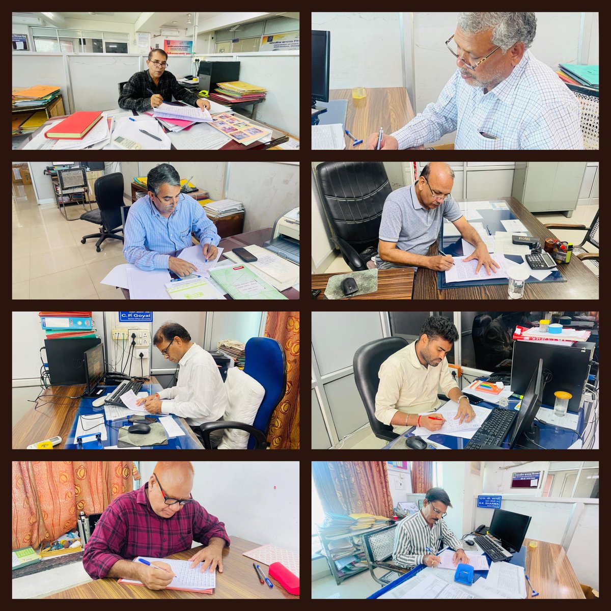 ccibhilwara7's tweet photo. हिंदी पखवाड़ा-2024 के अंतर्गत दिनांक 17 सितम्बर 2024 को शाखा कार्यालय भीलवाड़ा में कर्मचारियों के बिच निबंध लेखन प्रतियोगिता आयोजित की गई | @cotcorp_ho @RajbhashaVibhag #HindiDiwas2024 https://t.co/1xkWD7fAMC