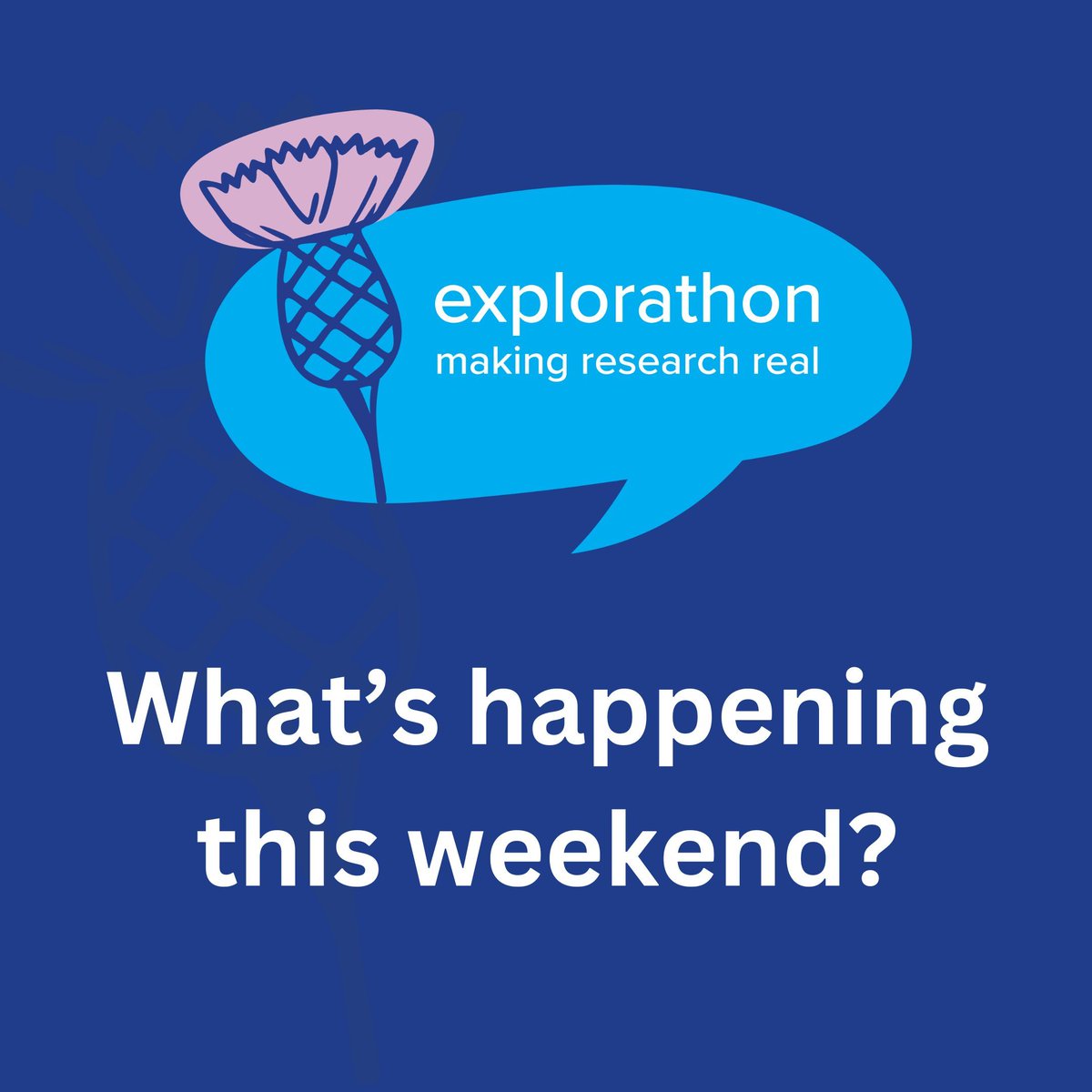 🚀📅 What's happening this weekend? 🚀

🔬 Aberdeen (Sun): Discovery Day, Ugly Animal Show, Sci-Fi Snobbery buff.ly/3XkrYdQ

🦠 Glasgow (Sat &amp; Sun): Creative Archives, 1832 Pandemic, Doors Open Day, Superhero Science, and more! buff.ly/474EwsR