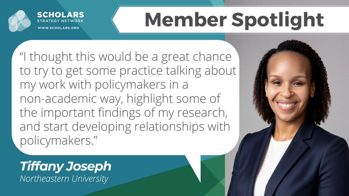 Scholars Strategy Network (bsky: @scholars.org) (@ssnscholars) on Twitter photo This summer, <a href="/TiffanyDJoseph/">Tiffany D. Joseph</a> attended several congressional meetings to discuss the need for better language access in #healthcare. Learn more about her experience on #CapitolHill & how she formed relationships with lawmakers in this member spotlight: buff.ly/4dcLtK3 This summer, <a href="/TiffanyDJoseph/">Tiffany D. Joseph</a> attended several congressional meetings to discuss the need for better language access in #healthcare. Learn more about her experience on #CapitolHill & how she formed relationships with lawmakers in this member spotlight: buff.ly/4dcLtK3