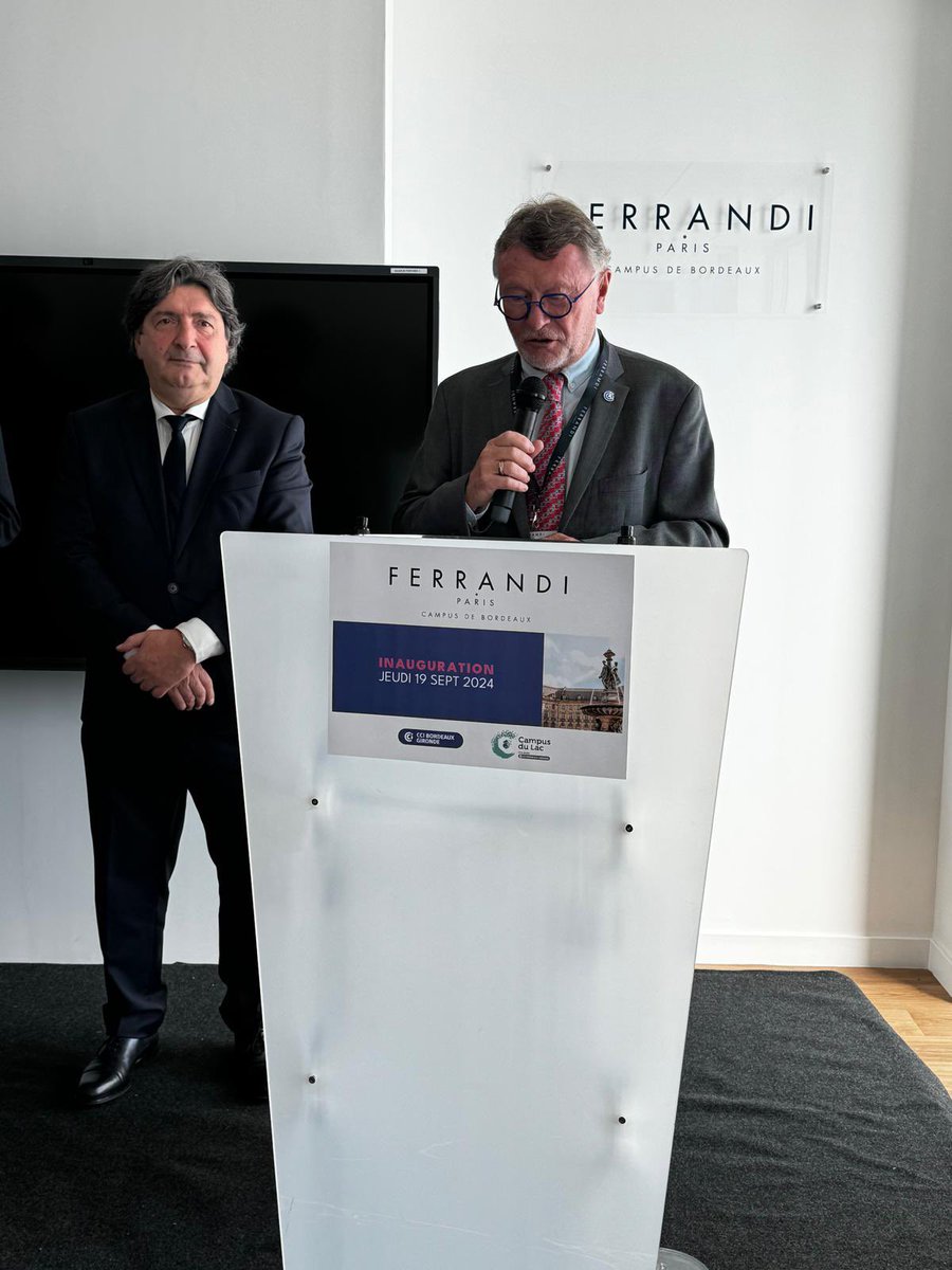 n_delattre's tweet photo. 👨🍳Aux 10 ans de l’école #Ferrandi,qui forme l’élite de notre gastronomie & de notre management hôtelier. Installée à Bx-Lac et fruit d’une collaboration entre la @CCIBdxGironde & @CCI_Paris_IdF, celle-ci s’agrandit avec l’inauguration de nouveaux locaux Place de la bourse. https://t.co/eNDCFFNPJq