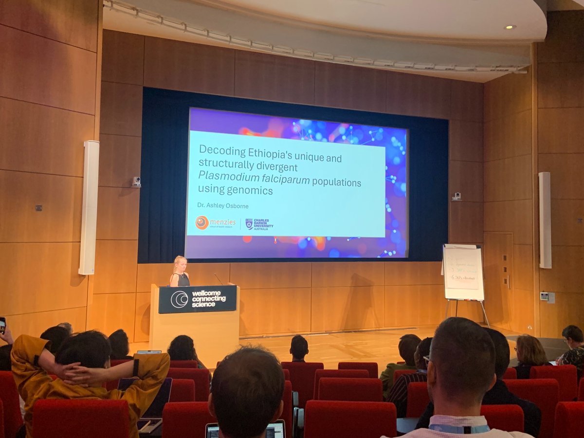 MalariaGEN (@malariagenomics) on Twitter photo “One of the benefits of whole genome sequencing is that you get a better view of what’s happening within the genome.” #GEM2024
Ashley Osborne of <a href="/MenziesResearch/">Menzies Research</a> shared research on Ethiopia’s unique P. falciparum populations using high-res analysis of parasite genetic structures “One of the benefits of whole genome sequencing is that you get a better view of what’s happening within the genome.” #GEM2024
Ashley Osborne of <a href="/MenziesResearch/">Menzies Research</a> shared research on Ethiopia’s unique P. falciparum populations using high-res analysis of parasite genetic structures