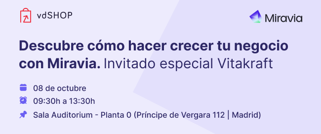 vdSHOP_vass's tweet photo. 🚀 ¡Save the date! No te pierdas nuestro evento "Cómo hacer crecer tu negocio en @Miravia" con @Vitakraft y las novedades de la plataforma.
📅 8 de octubre | 10h-14h
📍 Principe Vergara 112, Madrid
🔗 https://t.co/iJvfpJH30L
¡Plazas limitadas! https://t.co/AR0GSbuSDx
