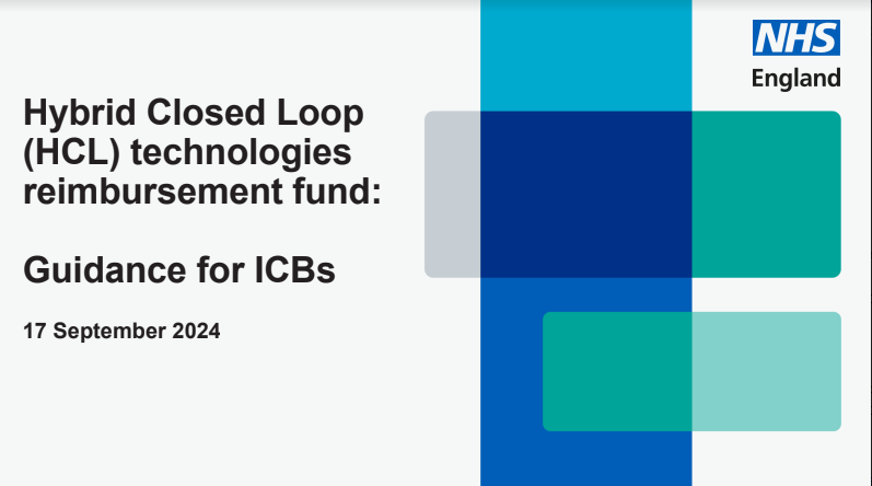 Fabulous work from <a href="/NHSDiabetesProg/">NHS Diabetes Programme</a> <a href="/NHSSupplyChain/">NHS Supply Chain</a> and thank you <a href="/NHSEngland/">NHS England</a> #Finance team

Further information re Reimbursement Funds for #ClosedLoops 

Work to improve lives with #T1Diabetes 

All ICB to have info- available via <a href="/FutureNHS/">FutureNHS</a> 

The journey is...inevitable #gbdoc