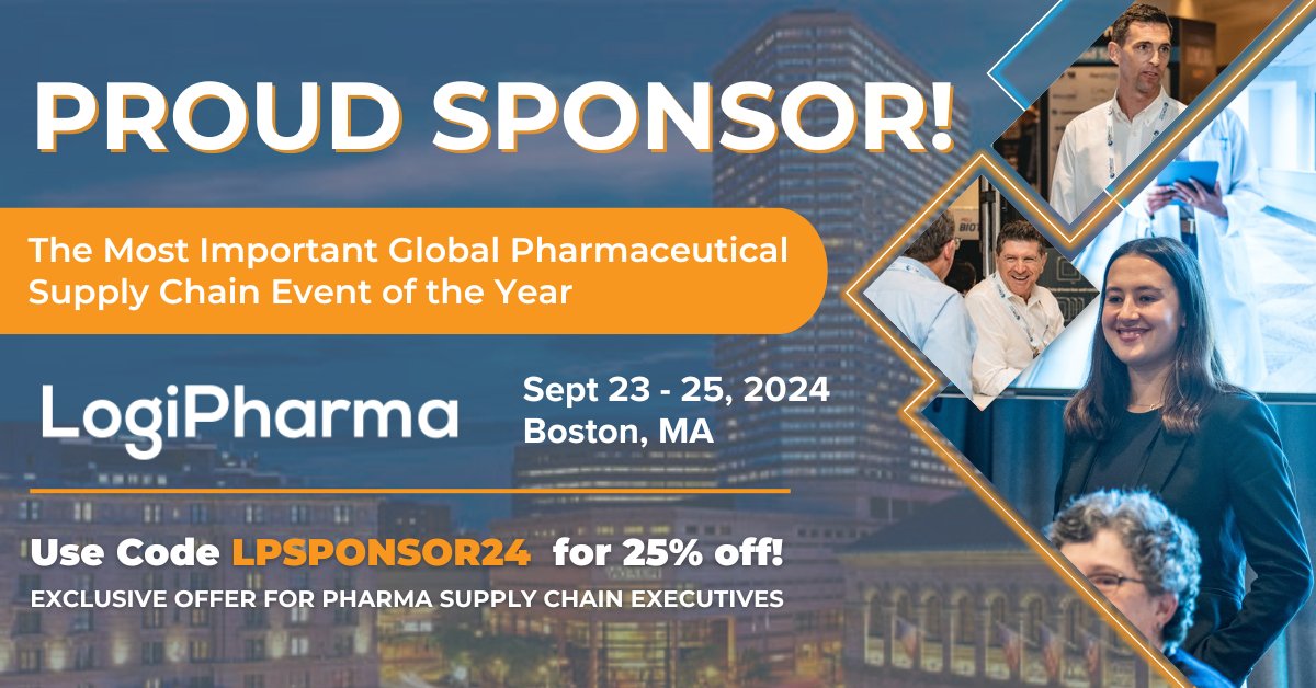 We’ll be at #LogiPharma September 23-25 - Booth #146. Discover how #AeroSafe is transforming the #pharmasupplychain.

Don't miss Track A @ 4:30 - Takeda, Regeneron, and Merck join us for a panel discussion, sharing how they adopted and implemented #reusable #coldchain solutions.