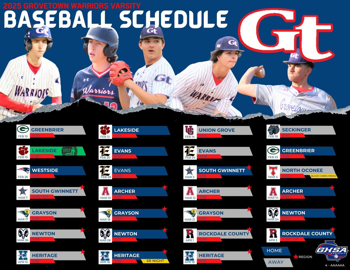 🚨 2025 Schedule Release 🚨