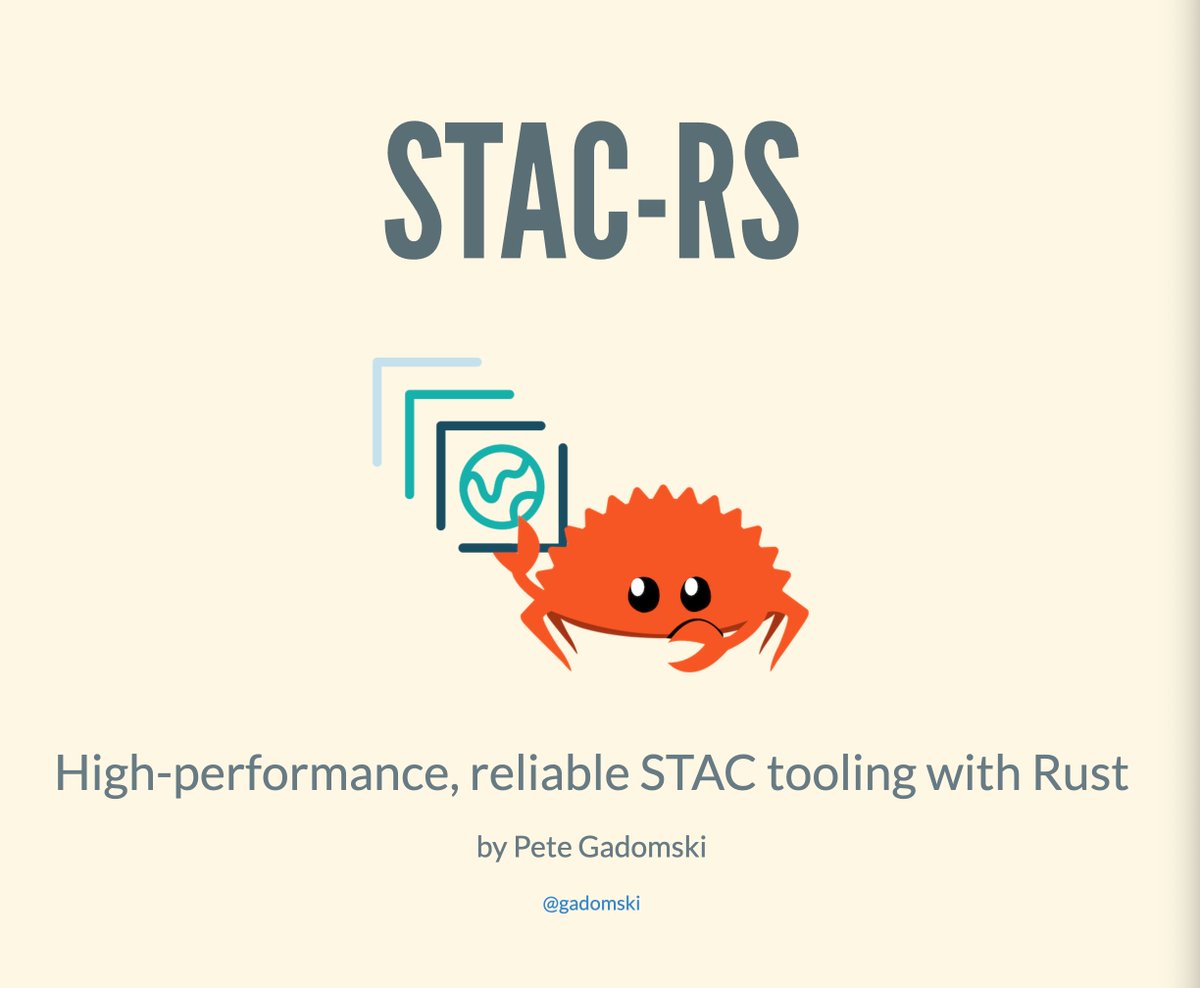 getbounds's tweet image. and then why not #duckdb plus #STACAPI, very  cool presentation by Pete Gadomski 

gadom.ski/2024-09-FOSS4G…