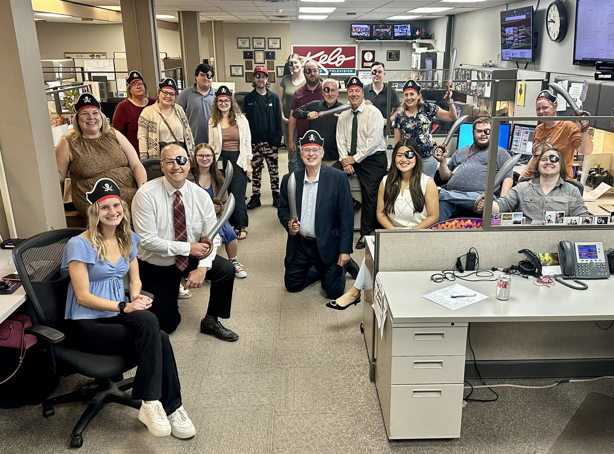 Cheers to 40 Years <a href="/keloland/">KELOLAND News</a>, <a href="/KELOPerry/">Perry Groten</a>! 🎉🎉🎉 He’s a talented anchor, amazing writer and lover of all things pirate! 🏴‍☠️ We are lucky to celebrate you, Perry!