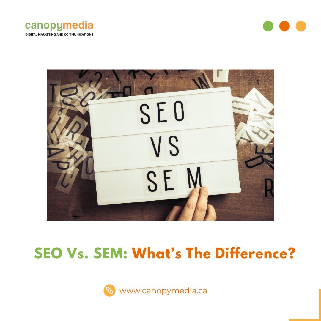 canopymedia's tweet photo. SEO grows your site’s presence over time with a slow, steady approach, while SEM offers immediate results with paid ads. Combining both allows for immediate impact and long-term growth in your marketing efforts. 
https://t.co/7Ry249Wc3B

#SEO #SEM #DigitalMarketing #SearchResults https://t.co/Hqz4uhb1fp