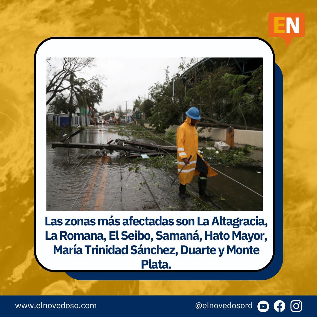 elnovedosord's tweet image. El 19 de septiembre del 2022 el huracán Fiona tocó tierra en República Dominicana
#huracanfiona #elnovedosord