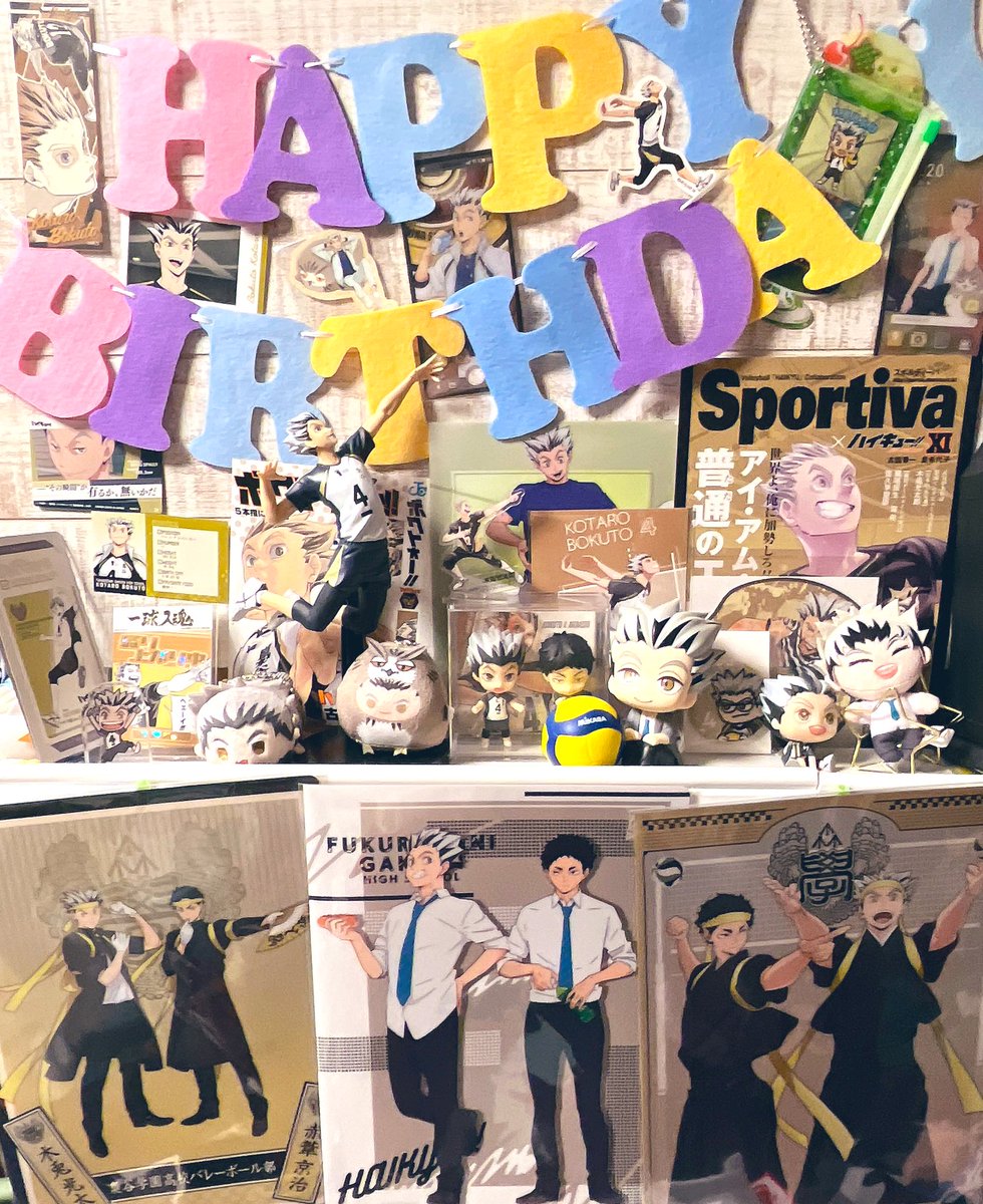akaneosk's tweet photo. 大好きな木兎さん！！
30歳おめでとうございます🎊
推し始めてから初のお誕生日だけど、あと100年は生きてくれる安心感ありがたや🙏✨️これからも大好きです🥹💓

 #木兎光太郎生誕祭2024
 #木兎光太郎誕生祭2024 https://t.co/JHixnYbcpj