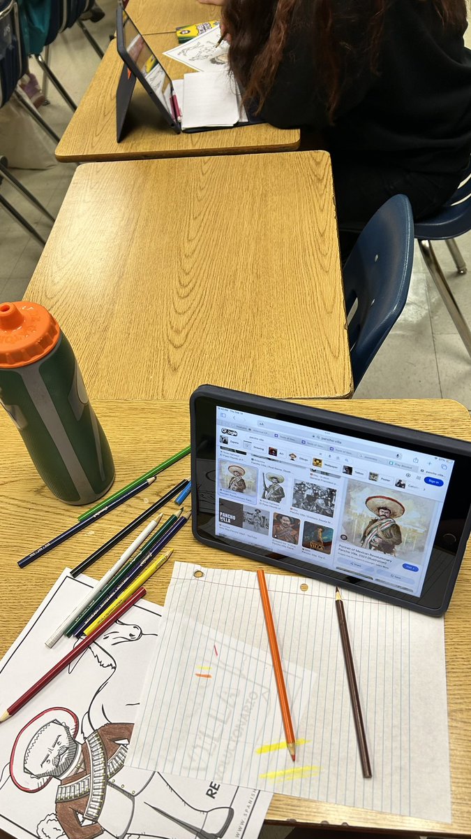 LainezAlam's tweet image. Spanish Fluent Speakers Level I Ss have started their #APSHerenciaHispana #APSHHM research project about our Hispanic-Americans characters. I can’t wait to hear their presentations. ¡Que viva el español! @JeffersonIBMYP @APSVirginia @APSLanguages