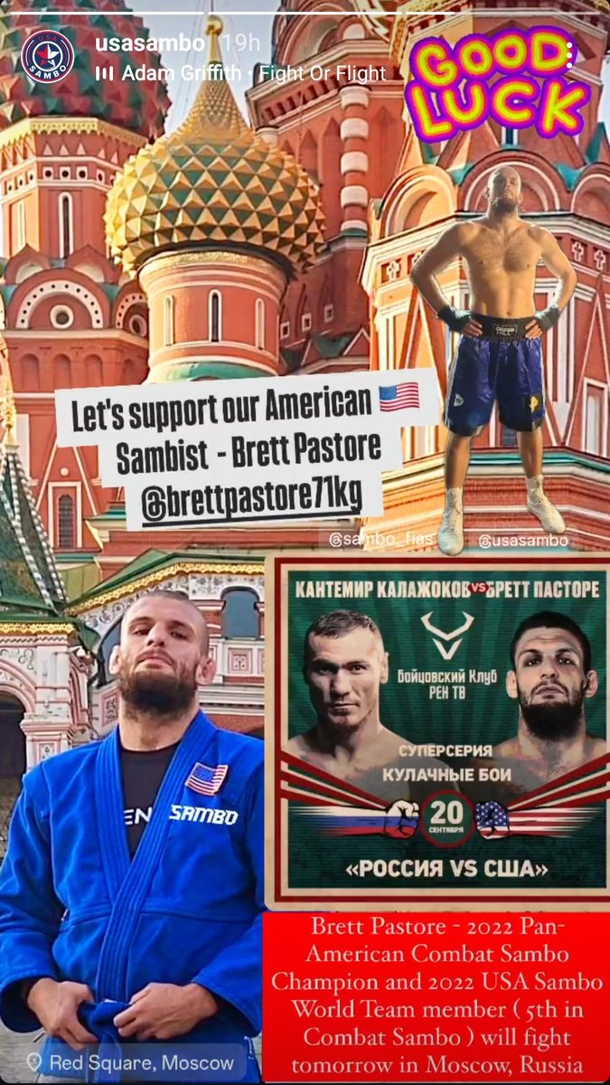 BobCla1's tweet photo. Lets support former USA Sambo ๐บ๐ธ combat Sambo national & Pan American Champion, World Championship Teammate Brett Pastore in his Upcoming bareknuckle fight, in Moscow, Russia. #usasambo @usasambo https://t.co/HCsQI6e1b6
