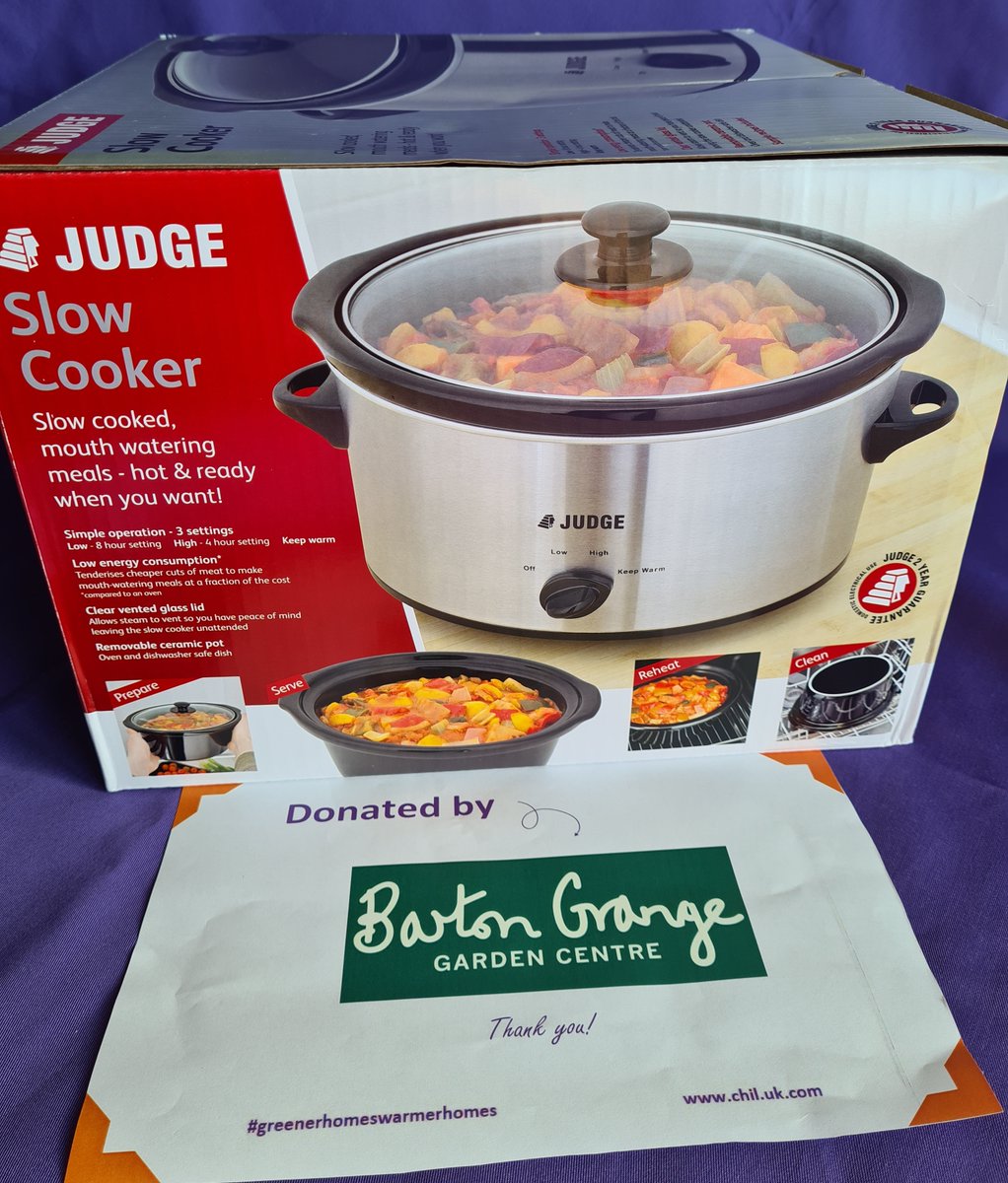 📣PRIZE ANNOUNCEMENT📣 Huge thanks to Cook Shop <a href="/bartongrangegc/">Barton Grange Garden Centre</a> for this donation. 
Every Lancashire resident at the event will get free entry into the draw, for a chance to win an amazing prize 🎁🎉
🗓 Thurs, 3 Oct
⏰ 1-4pm
📍 Barton Manor Hotel, PR3 5AA
#greenerhomeswarmerhomes