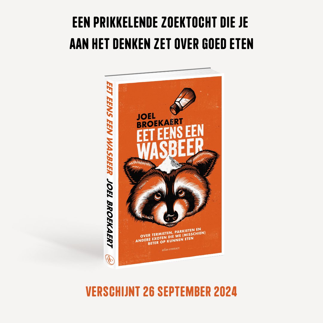 Hoera! Mijn nieuwe boek is er: EET EENS EEN WASBEER
Bestel m hier vast via tinyurl.com/5hxcdevm