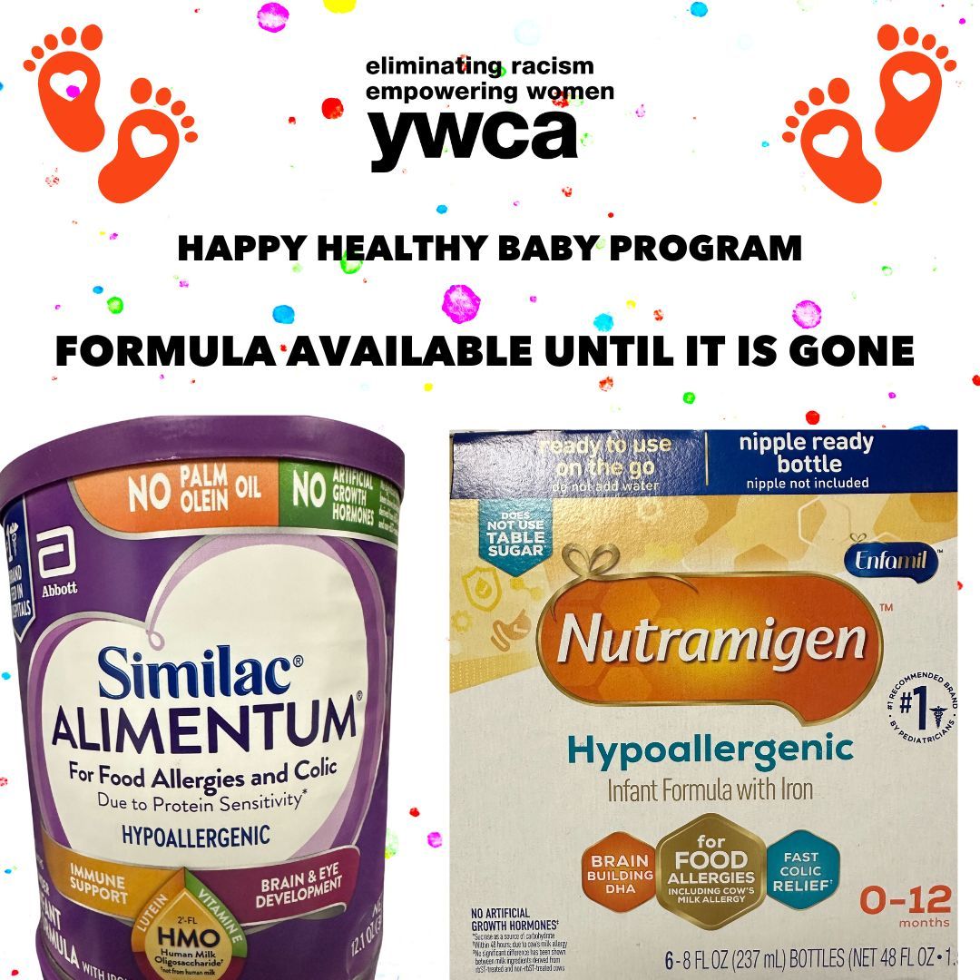 📢 FREE Baby Formula! 🍼 Through our Happy Healthy Baby Program, we have Similac Alimentum &amp; Nutramigen Hypoallergenic formula available at 211 E. Fonner Park Rd, Grand Island, NE. Pick it up while supplies last! 💕 #HappyHealthyBaby #FreeFormula #YWCA #Community