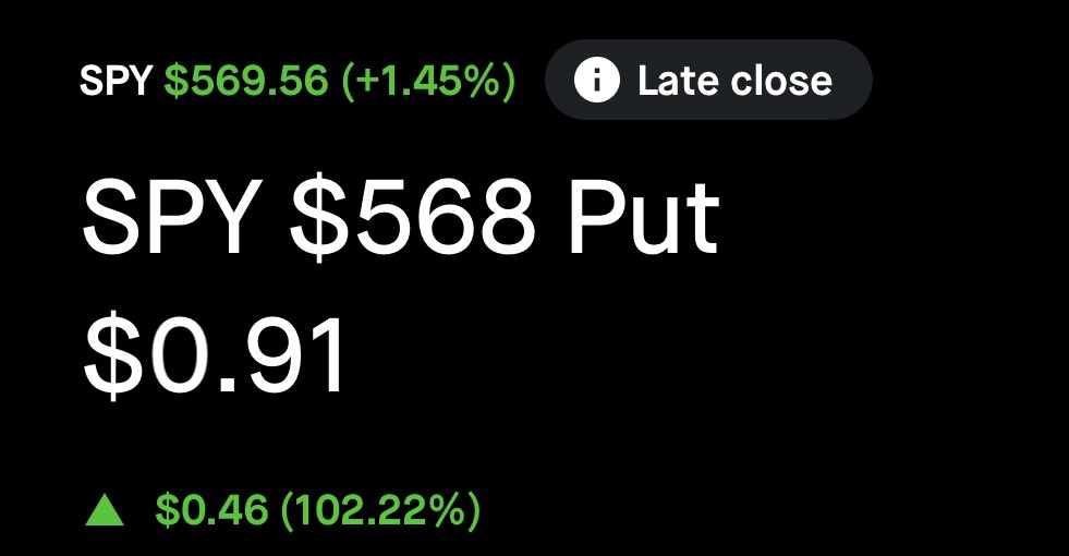 stocksandreales's tweet photo. I ACTUALLY FEEL BAD FOR YOU GUYS

$SPY PUTS PRINTED 100% WHILE $QQQ ARE SOMEHOW DOWN. I’M NEVER POSTING $QQQ TRADES ON TWITTER EVER AGAIN https://t.co/oTcnS8pPqk