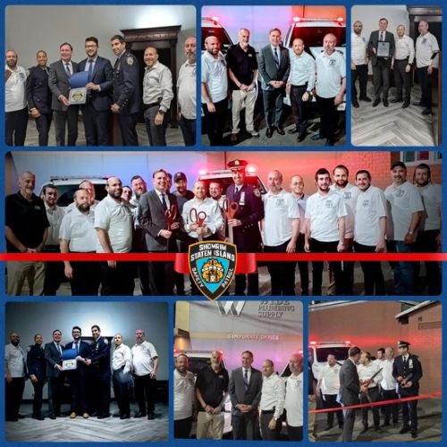 SISPShomrim's tweet photo. Staten Island Shomrim held our annual members' appreciation event &amp; ribbon cutting honoring former Assemblyman @Michael_Cusick who helped secure funds for the vehicle
Thanks to @NYPDstatenIslnd @StatenIslandDA @NYPDCommAffairs Chief Taylor &amp; Chief Perry for your constant support https://t.co/OVzBygAdk4
