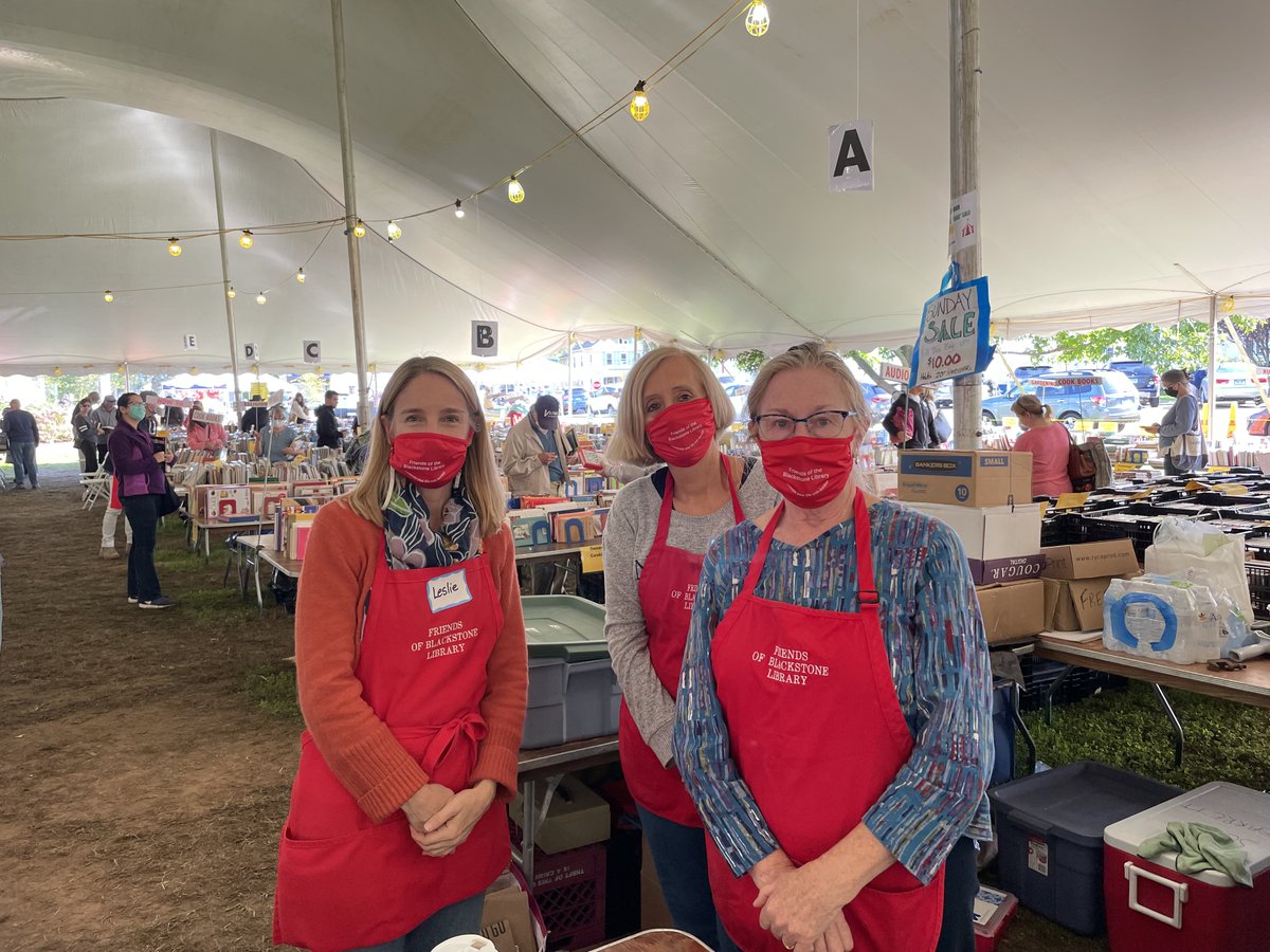 Friends Book Sale on the Green starts today! - mailchi.mp/blackstonelibr…