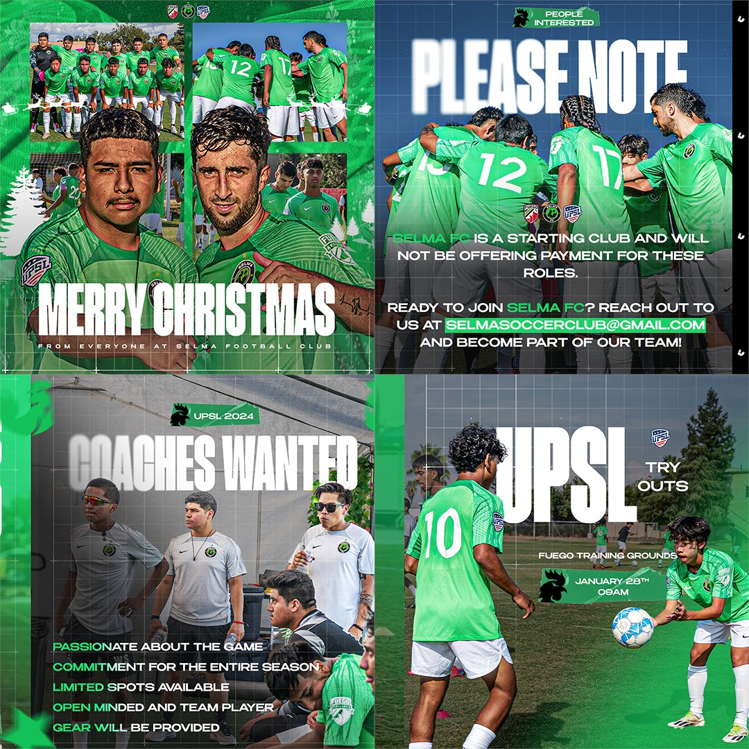Rieldonft's tweet photo. @SelmaFClub Im glad to finally share my work for Selma FC during the UPSL 2024 season. It's amazing experience cause this was my first time managing graphics for an official football club and I'm grateful also thankful for all parties that already made this happen. Onto next one! https://t.co/dJbte5Lcqk