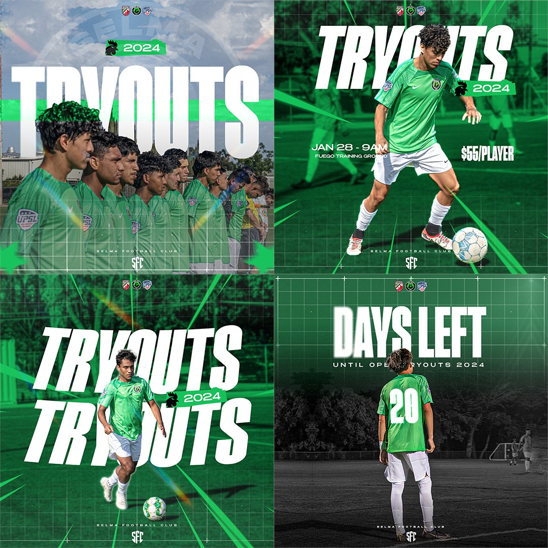 <a href="/SelmaFClub/">Selma Football Club</a> Im glad to finally share my work for Selma FC during the UPSL 2024 season. It's amazing experience cause this was my first time managing graphics for an official football club and I'm grateful also thankful for all parties that already made this happen. Onto next one!