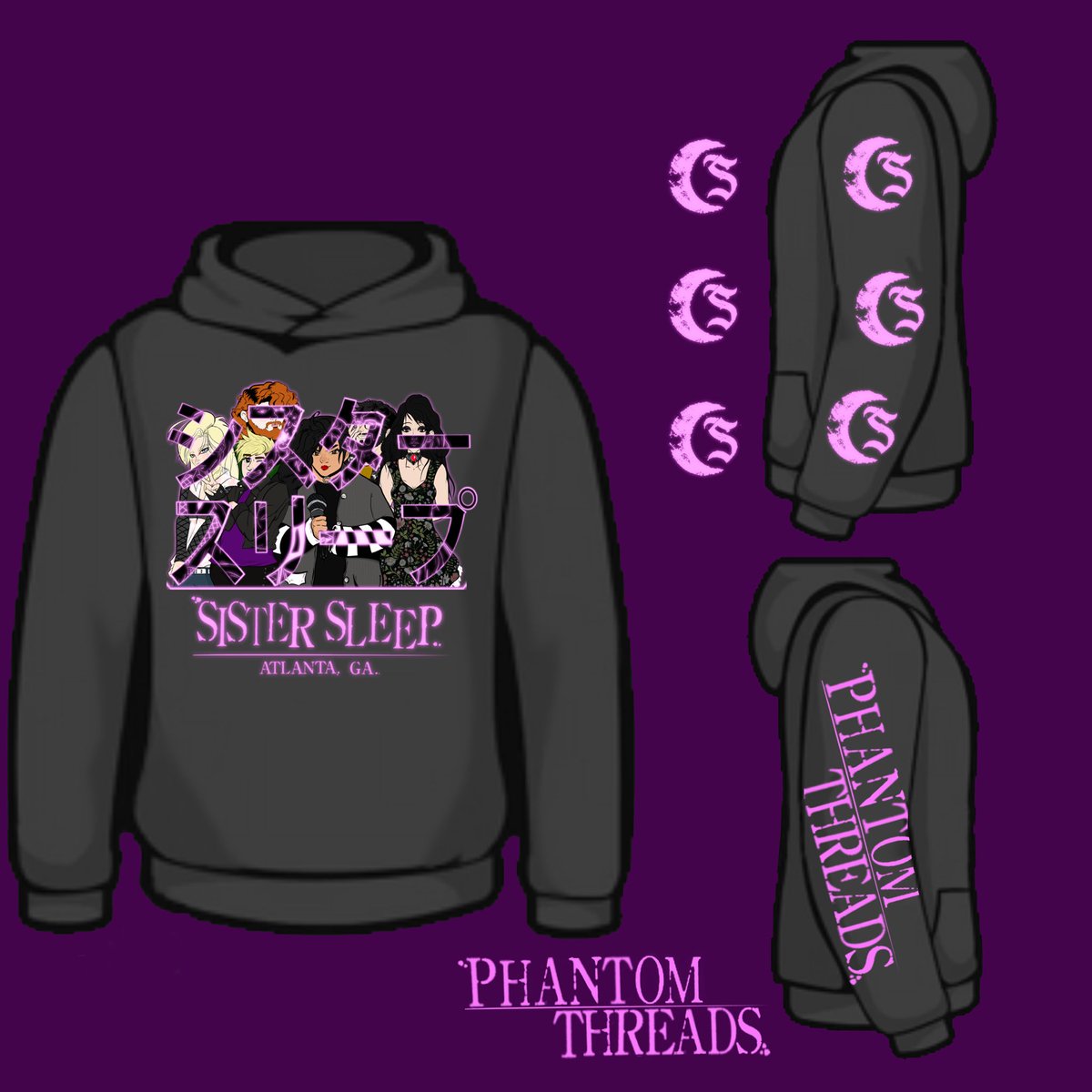 sistersleepband's tweet photo. Hey y’all, we’ve got a brand new (limited pre-sale only) merch design! 

T shirt $25
Long sleeve $35
Hoodie $45

These will ship in late October/early November and will only be available for order until 10/23 

If you’re interested, let us know!
(Currently taking Paypal/Cashapp) https://t.co/RhEnCjSVHB