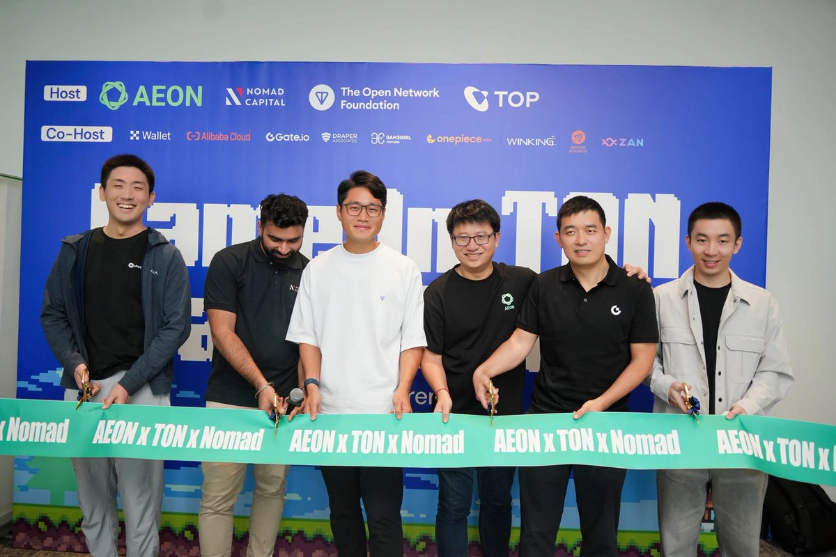 🎮 #GameOnTON Hackathon has officially kicked off with great success today!

We are honored to have an incredible lineup of guests, including Steve Yun, President of the #TON Foundation (<a href="/ton_blockchain/">TON 💎</a>), Hanlin, CEO of @gate_io, Siddharth, Venture Partner at <a href="/NomadCapital_io/">Nomad Capital</a>,