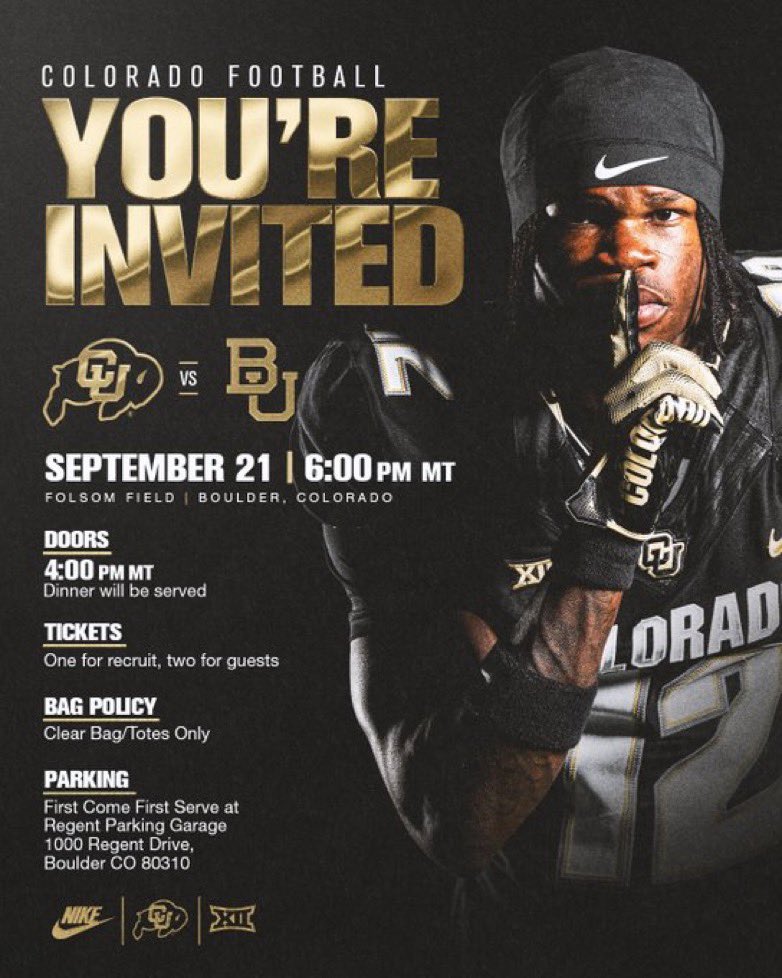 howard_hayward's tweet photo. I will be in Boulder this weekend to attend The University of Colorado vs Baylor #SkoBuffs @Coach2Bless @LAvsAllYall @PrepRedzoneLA @JeritRoser @JGonzalesJr10 @247Hudson @247recruiting @JimmyDetail @SKOBUFFS22 https://t.co/DUewzmG51M