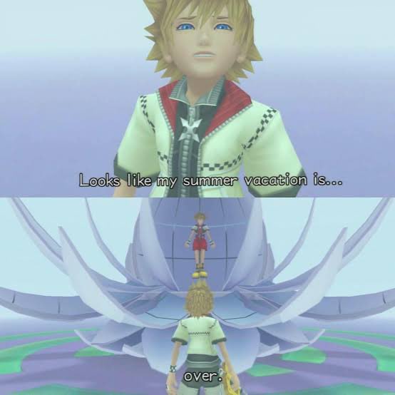 When the Kingdom Hearts series ends after multiple decades of consuming my life: