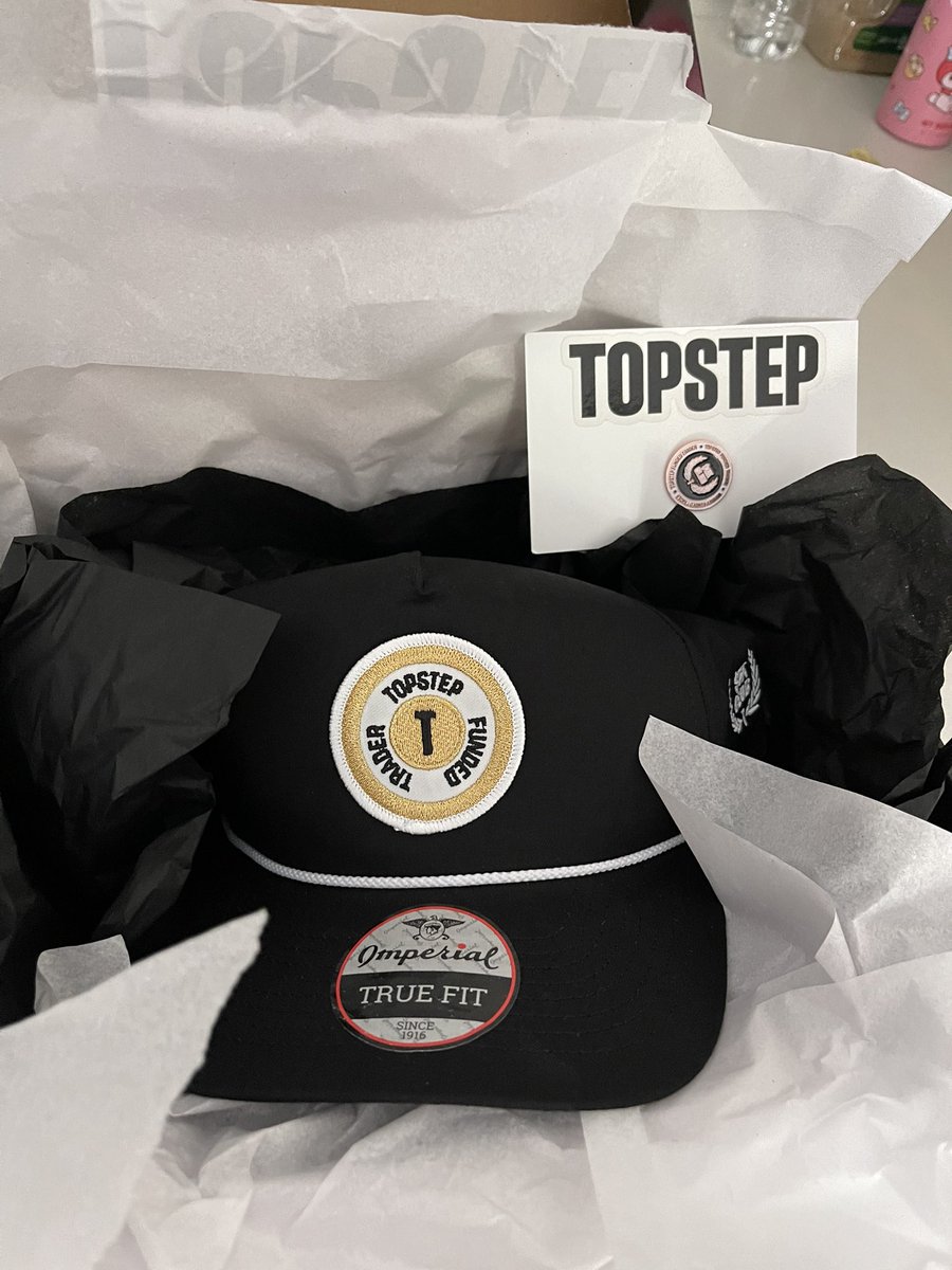 FadeRetail's tweet image. Got my 5K club hat today. Shout out to the entire team
@Topstep #FastMarkets