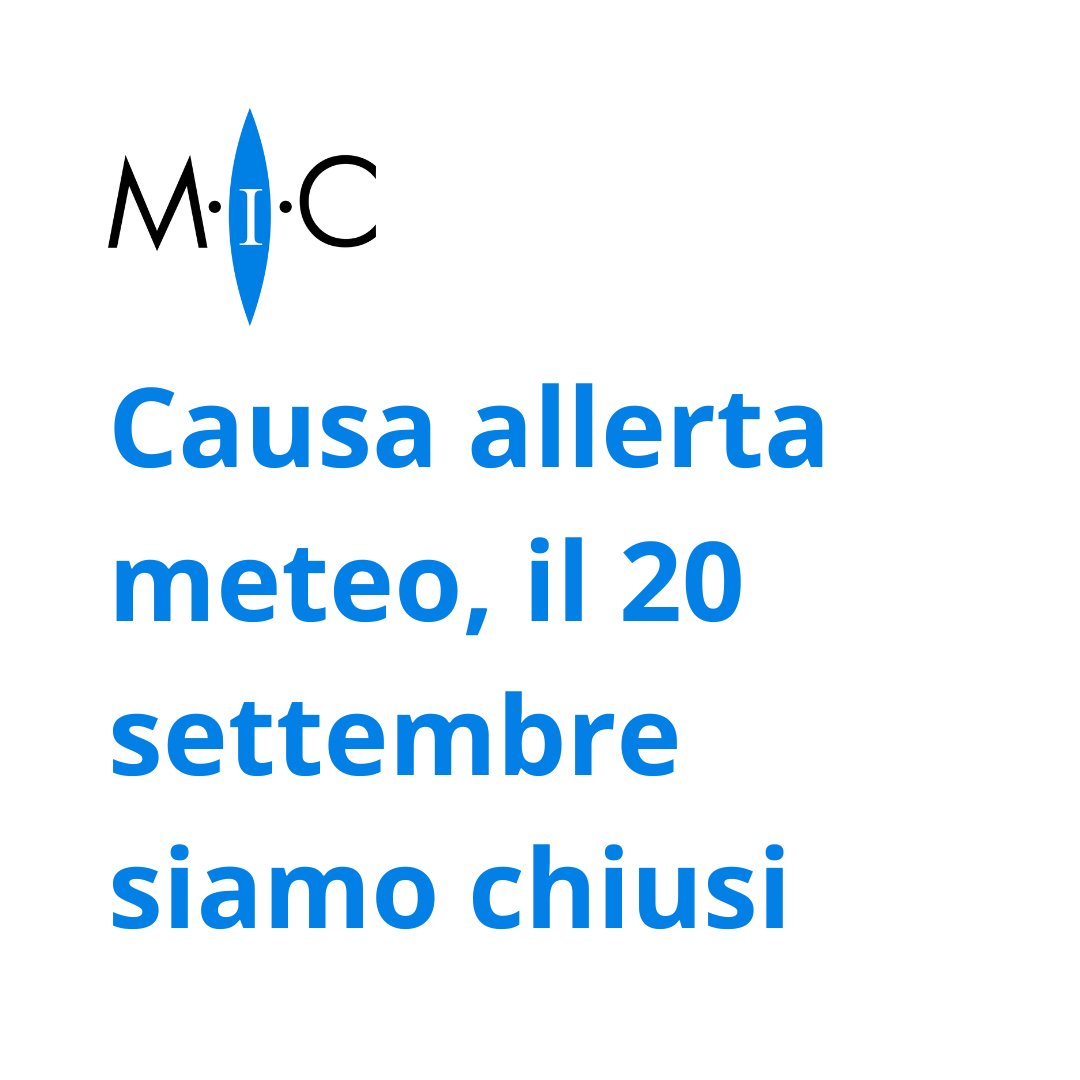 MIC Faenza tweet media