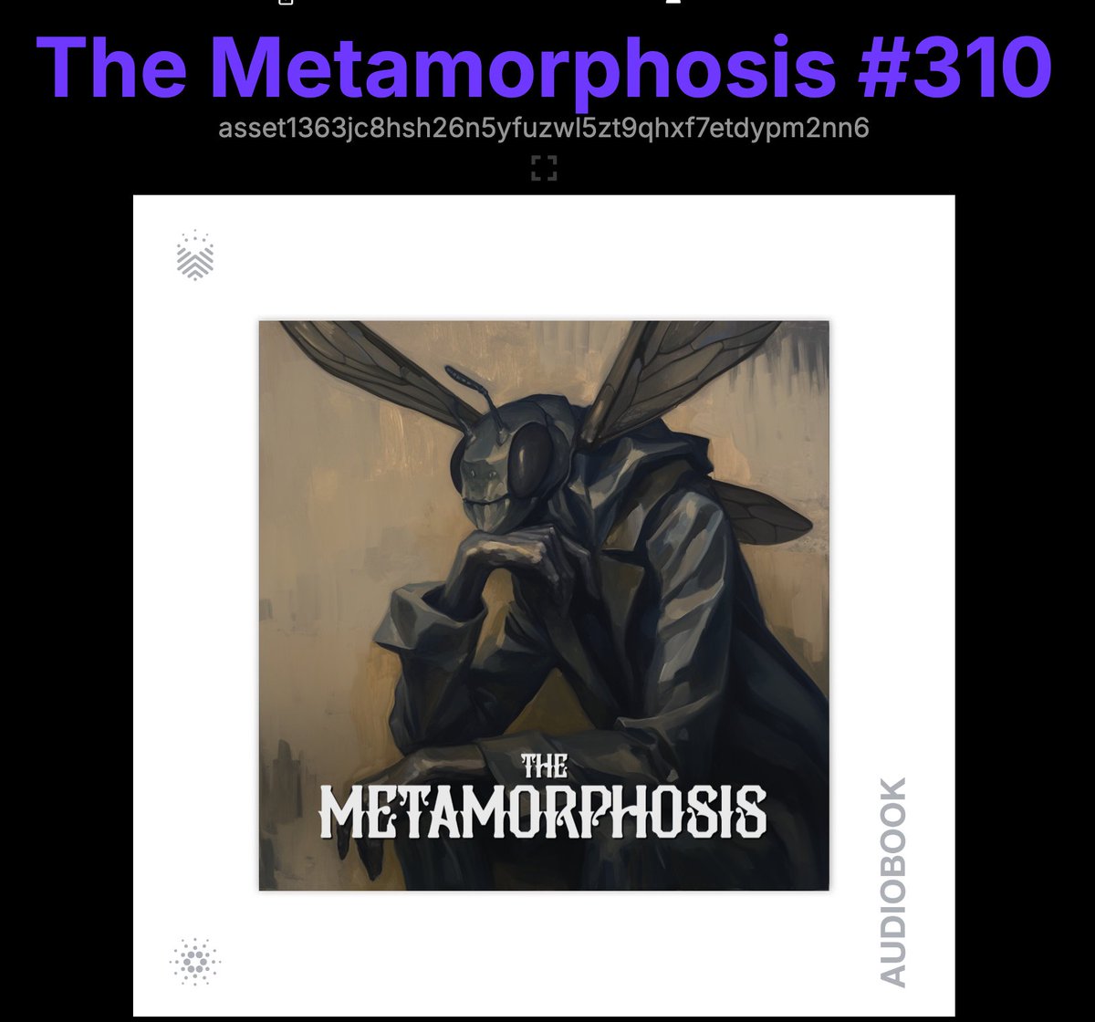 Fast mint yesterday! So let's give this audiobook away. 

To Enter: Like, repost, and follow. 

P.S- DELIST YOUR GUTES! 

#cardano $STUFF