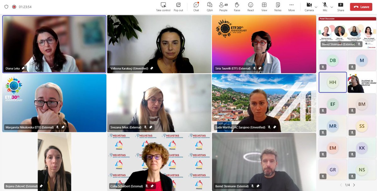 ALInvestCouncil's tweet photo. At today's regional advocacy webinar for Western Balkans organized by @Helvetas, our Head of Secretariat showcased 🇦🇱 IC's 'shared values' approach, highlighting the importance of collective action for effective public-private dialogue. Strong partnerships drive impactful change. https://t.co/c4RFUTpipN