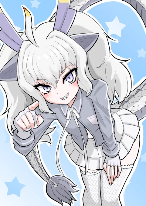 白龍様けもフレ3実装おめでとうイラスト「ちゃんと探検隊に迎えて欲しいんだぞ!!」 