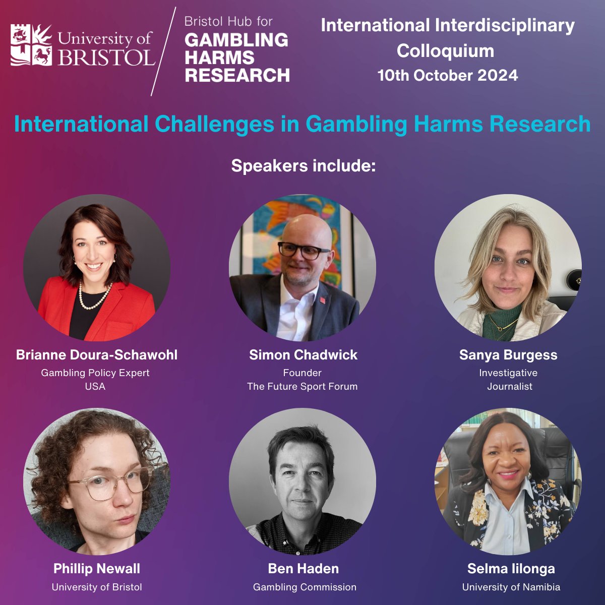 📢Just 3 weeks to go until our second International Interdisciplinary Colloquium.  Register now for an in-person or online place: 
bristol.ac.uk/science/resear…