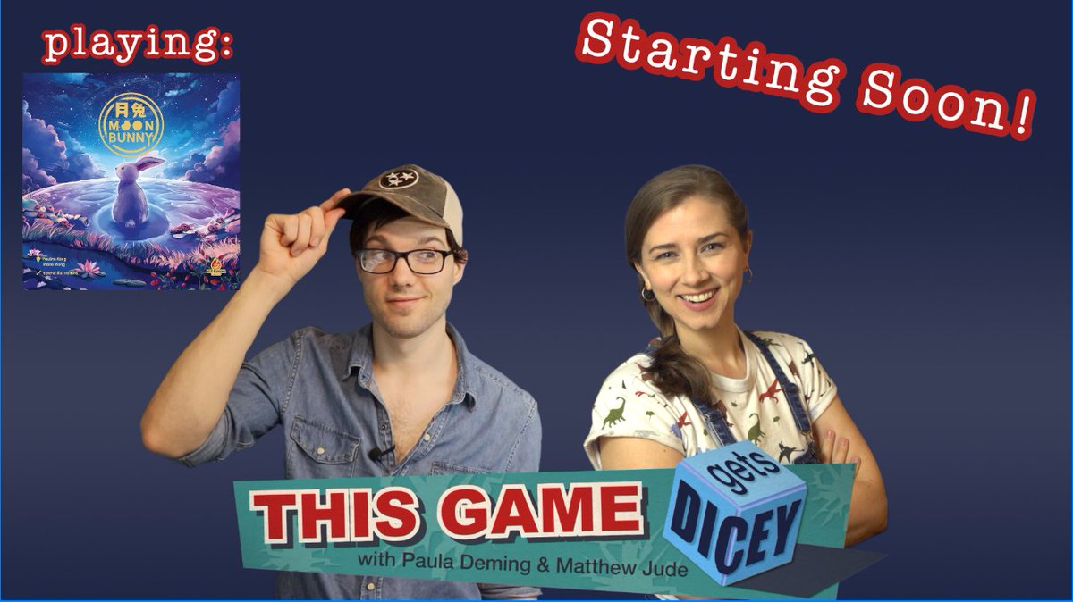 This Game Gets Dicey is back, just in time for the Mid-Autumn Festival, alchemist bunnies, and moon cake treats!
Join us for this stream of Moon Bunny from <a href="/hotbananagame/">Pauline & Marie @Hot Banana Games ➡️Gen Con #2107</a> starting at 9am PT!
twitch.tv/paulademing