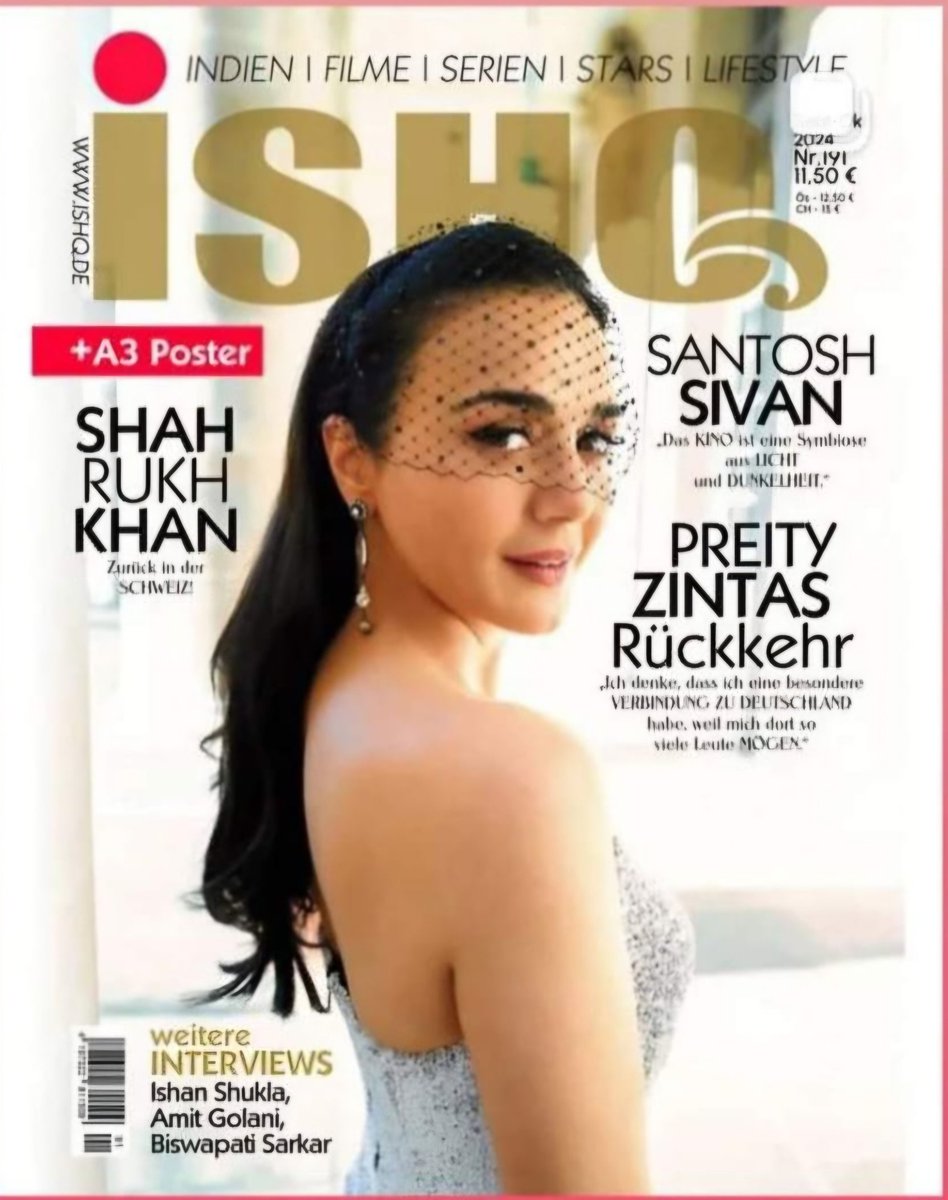 New <a href="/ISHQde/">ISHQ</a> magazine with <a href="/realpreityzinta/">Preity G Zinta</a> on the cover