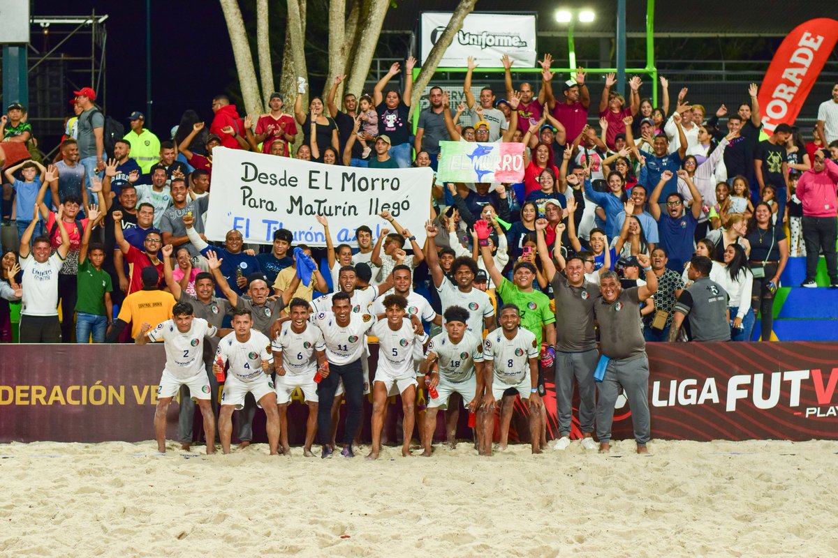 Centauros, Guaicamacuto, El Morro y El Guamo lograron su pase a las semifinales de la Liga FUTVE Playa 

➡️fvf.com.ve/articulos/cent…