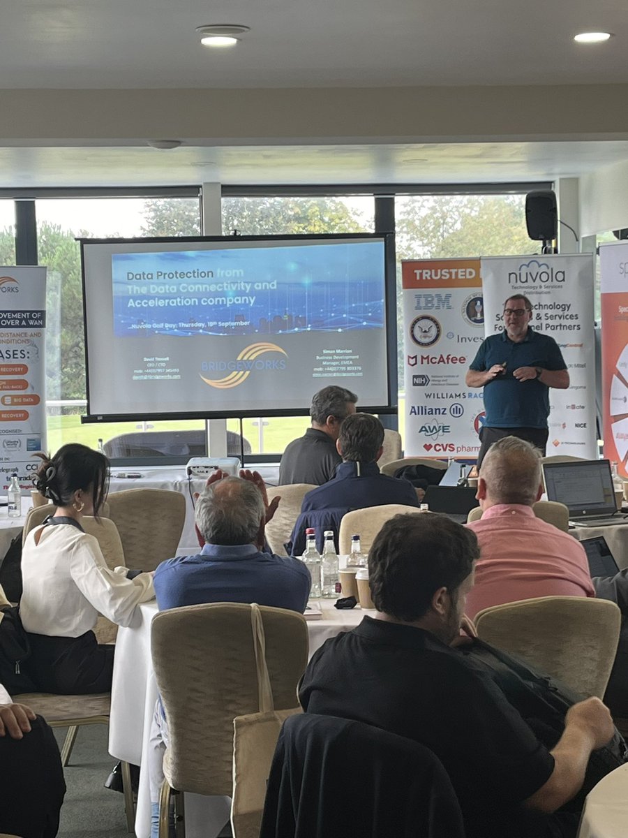 What do you call a group of vendors in a room Alexa? Apparently, it’s another awesome #NuvolaDistribution event! Joined by <a href="/8x8/">8x8</a> , <a href="/ALUEnterprise/">Alcatel-Lucent Enterprise</a>, <a href="/YealinkNews/">Yealink Official</a>, <a href="/BridgeworksLtd/">Bridgeworks</a> #golfday #ccaas #WANacceleration #handsets