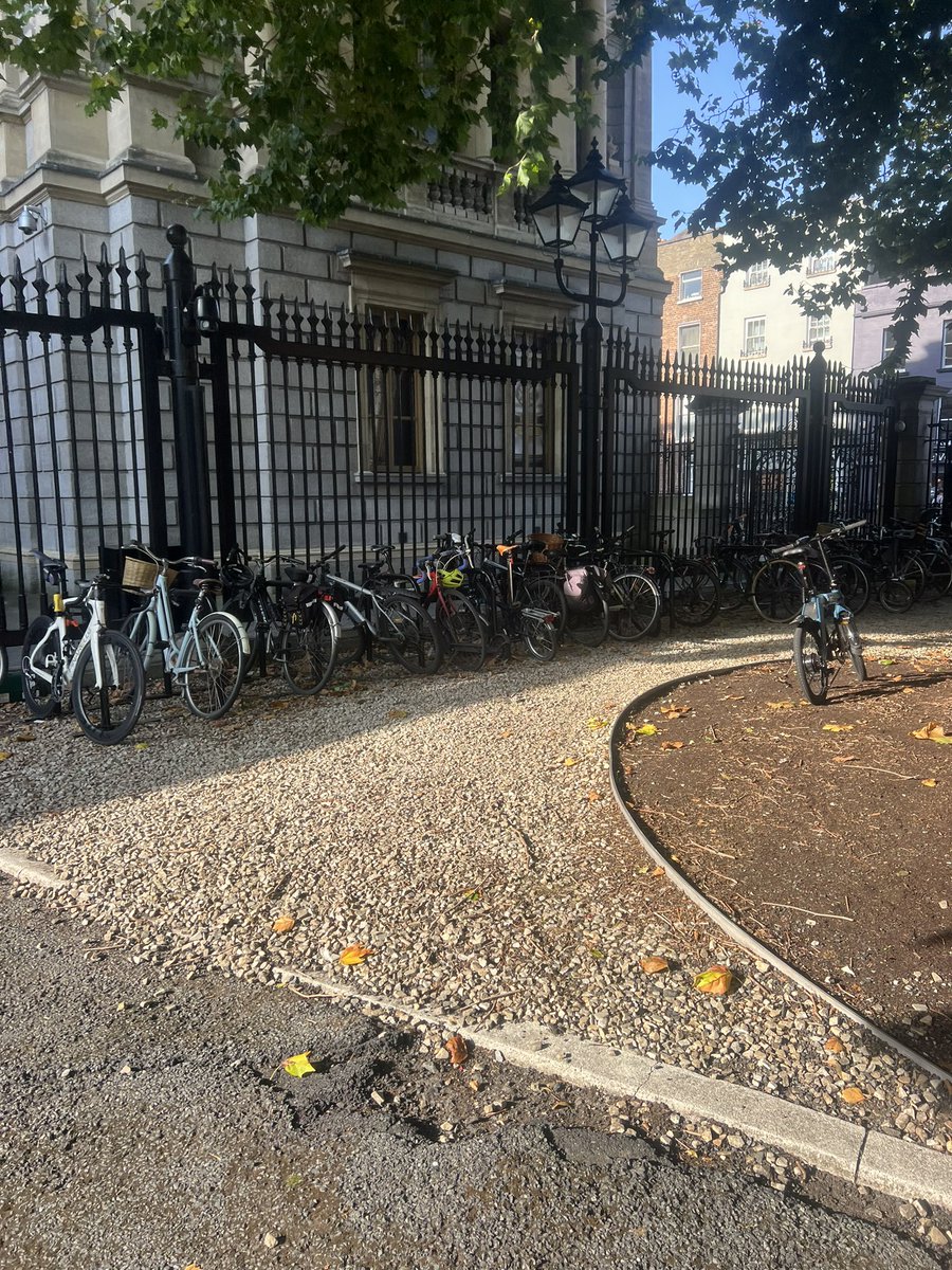Nick_Delehanty's tweet photo. Was in Leinster House today…
Most people still using old bike racks. 😅 https://t.co/zZOpTBvG2Q