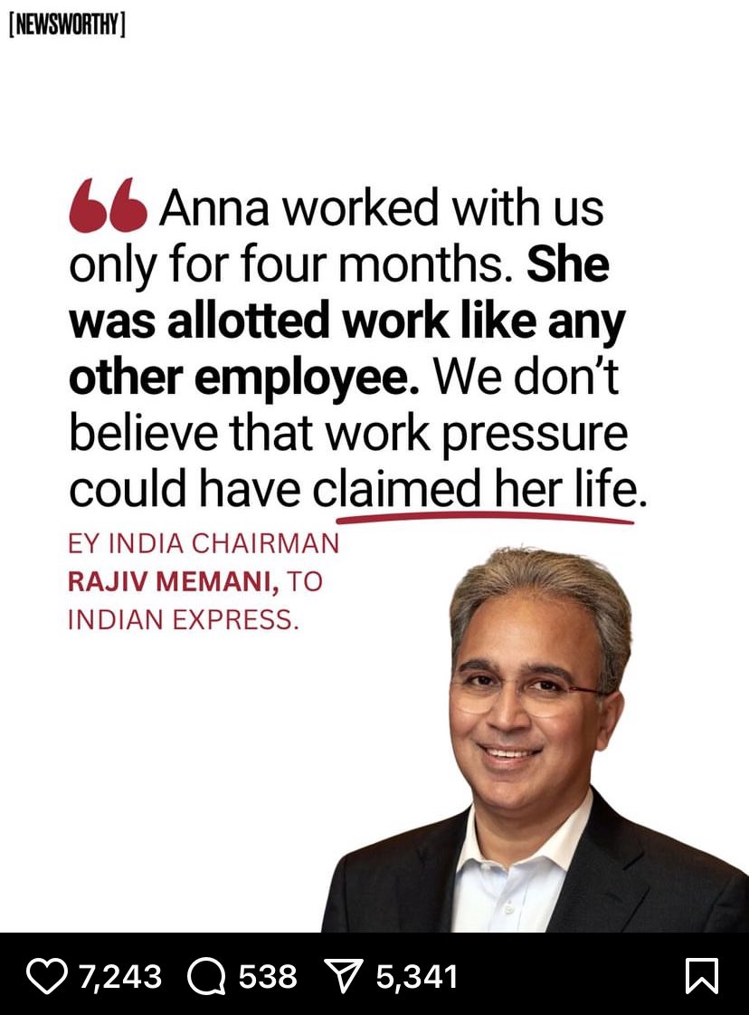 The man(?) in this pic makes an announcement - with a smile and panache true business leader would not want to match! And 7000+ people “Like” ♥️ it! #EY #EYPune #Anna