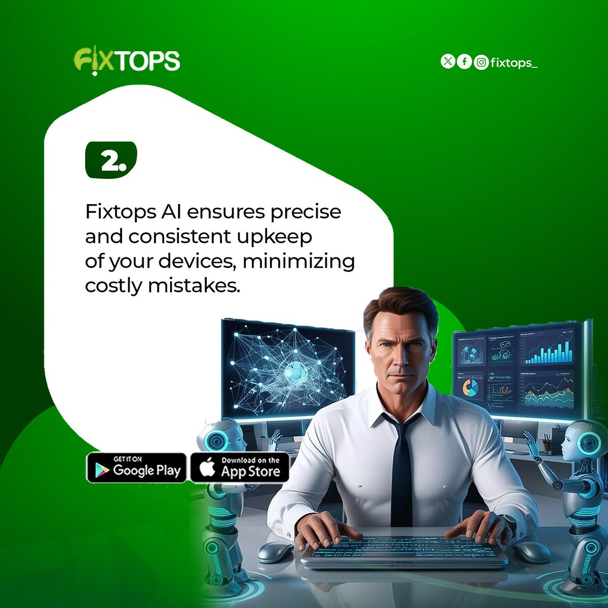 FixtopsMobile's tweet image. Achieve Perfection with FixtopsAI. Our AI ensures precise and accurate solutions.
Visit Fixtops.ai to get started
#FixtopsAI #ReduceErrors #AIAccuracy #AIInnovation #TechSupport #BusinessEfficiency #SmartMaintenance #ErrorFreeTech #PrecisionTech