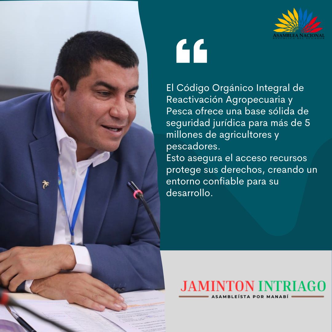 Con esta normativa podremos defender a los agricultores del país. <a href="/AsambleaEcuador/">Asamblea Nacional</a> <a href="/BancadaLa6/">Bancada La 6 y Aliados</a>