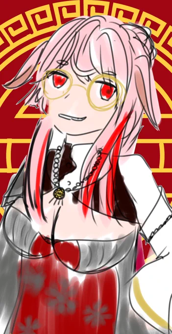 #めめアート 妖艶に描けん